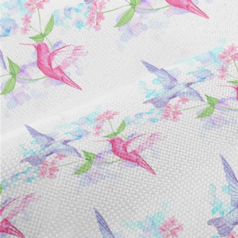 Hummingbird Collecting Nectar  Performance Linen