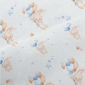 Rabbit Flying In The Sky With  Performance Linen