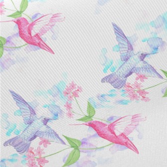 Hummingbird Collecting Nectar  Twill