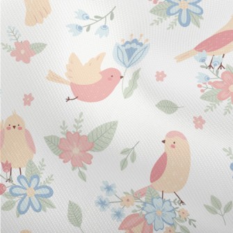 Birds Flying Among The Flowers Dobby