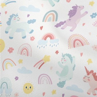 Happy Unicorn And Rainbow Dobby