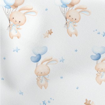 Rabbit Flying In The Sky With  Stretch Ponte