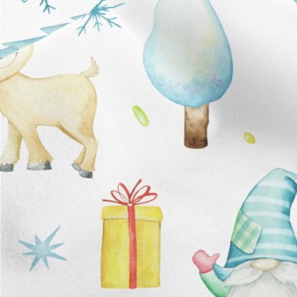 Dwarfs Hold Christmas Celebrat Micro Fleece