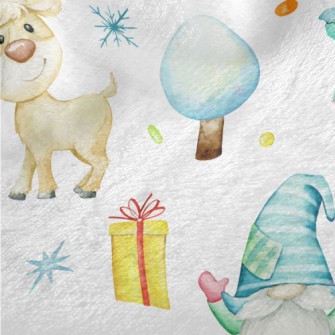 Dwarfs Hold Christmas Celebrat Minky