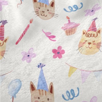 Cats Celebrating Birthday Toge Minky