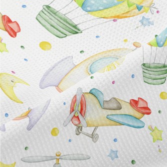 Cute Air Vehicles Piqué