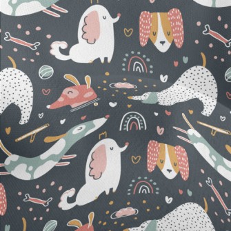 Heart-shaped And Lively Puppie Lightweight Performance Linen