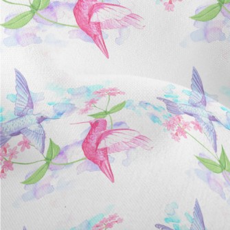 Hummingbird Collecting Nectar  Lightweight Performance Linen