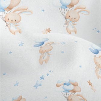 Rabbit Flying In The Sky With  Lightweight Performance Linen