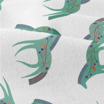 Green Horse With Flowers Modern Jersey