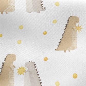 Share The Joy Of Little Dinosa Jersey Backed Fleece