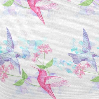 Hummingbird Collecting Nectar  Pongee