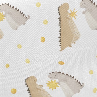 Share The Joy Of Little Dinosa Midweight Cotton Poplin