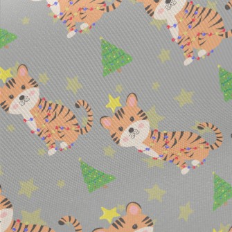A Playful Tiger Celebrating Ch Midweight Cotton Poplin