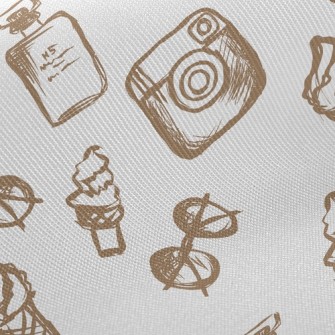 Camera Perfume Glasses Twill