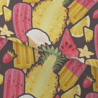 Giant Pineapple Watermelon Ice Waterproof Oxford