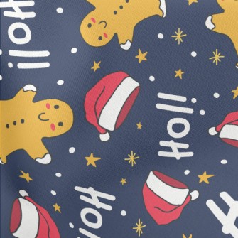 Christmas Gingerbread Man Stretch Ponte