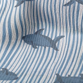 Straight Striped Shark Terry