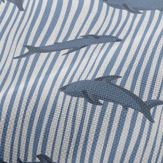 Straight Striped Shark Performance Linen
