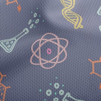Scientific Research Symbol Athletic Mesh Flat Back