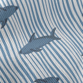 Straight Striped Shark Standard Corduroy