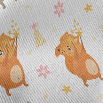 Cute Squirrel Raccoon Standard Corduroy