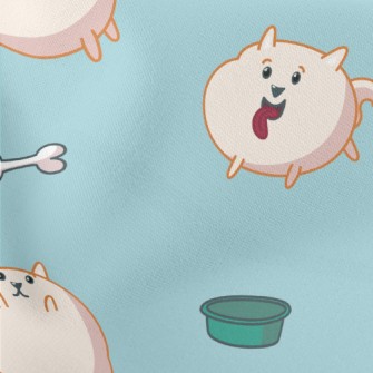 Chubby Little Pomeranian Stretch Ponte
