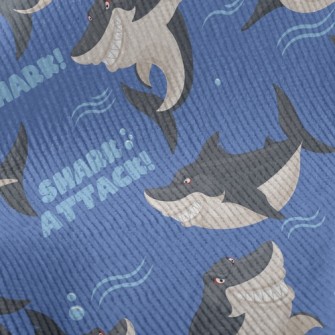 Fierce Evil Shark Standard Corduroy