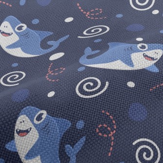 Q Version Of Cute Shark Performance Linen