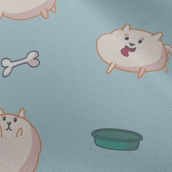 Chubby Little Pomeranian Chiffon