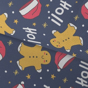 Christmas Gingerbread Man Waterproof Oxford