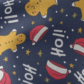 Christmas Gingerbread Man Waterproof Canvas
