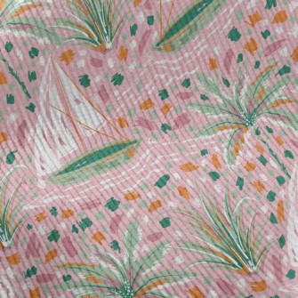 Crayon Doodle Sailboat Standard Corduroy