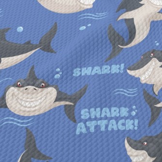 Fierce Evil Shark Birdseye Piqué