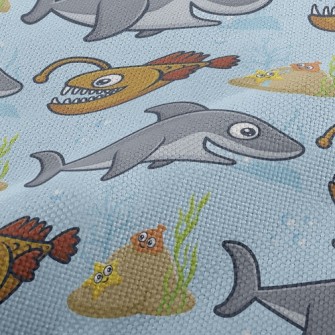 Shark Fang Lantern Fish Performance Linen