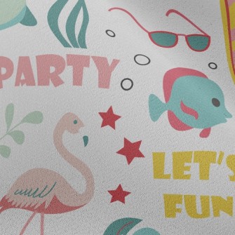 Happy Summer Vacation Time Chiffon