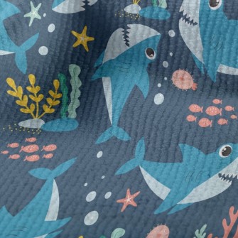 Happy Swimming Shark Terry