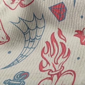 Skull With Fire Breathing Eyes Terry