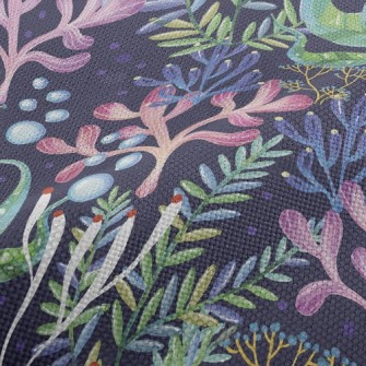 Mysterious Ocean Coral Performance Linen