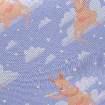 Kangaroo Mother Plays Flute Twill