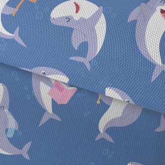 Happy Playing With Sharks Waterproof Oxford