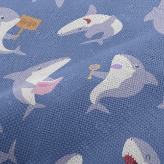 Happy Playing With Sharks Performance Linen