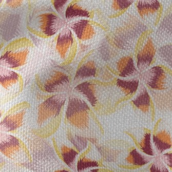 Tropical Hibiscus Flower Waterproof Canvas