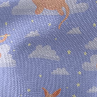 Kangaroo Mother Plays Flute Waterproof Canvas