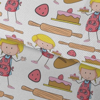 Girls Love Baking Waterproof Oxford