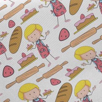 Girls Love Baking Twill