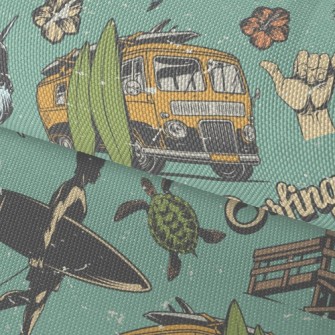 Campervan Surfing Waterproof Oxford