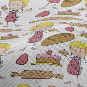 Girls Love Baking Performance Linen
