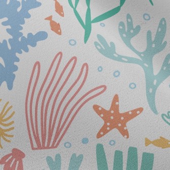 Colorful Underwater Corals Chiffon