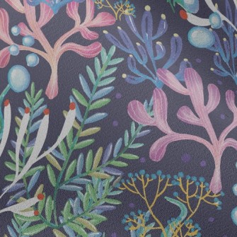 Mysterious Ocean Coral Chiffon